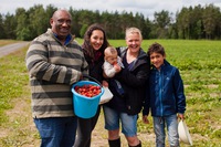 Foto: Privat, 2015; TJ, Shani, Ezra, Marie och Joshua Bobbert